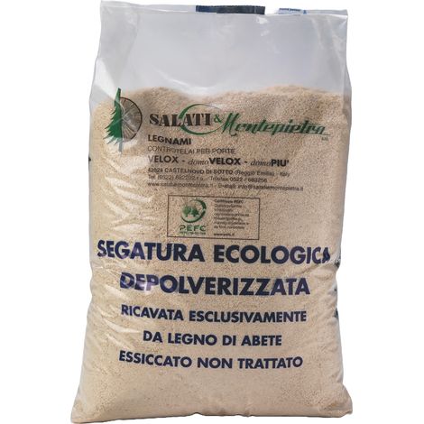SEGATURA ECOLOGICA IN SACCHI kg. 5