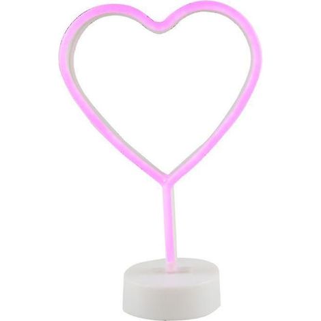 Lampe néon LED en forme de cœur (1/3)