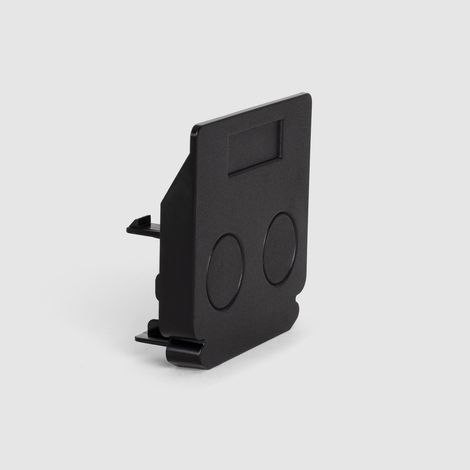 Endkappe für LED Linearstrahler Trunking Easy Line Pro Schwarz (1/2)