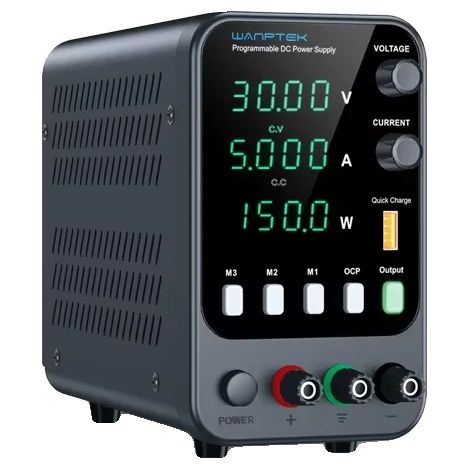 Fuente de alimentación de CC, control programable, protección contra sobrecorriente, APS305H 30V 5A (1/2)