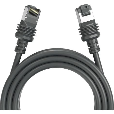 Cable Ethernet Gen 3 - 2 M - Étanche - Bande Passante 2000 Mbps - Pour Installation Intérieure Extérieure - 1 Pièce (1/5)