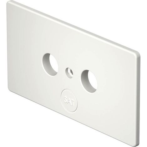 OBO Bettermann Cubierta de antena SL Duo-Abdeckung 9010 Policarbonato/Acrilonitrilo-butadieno-estireno blanco puro RAL 9010, 6132258