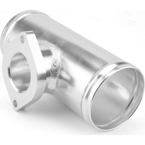 Válvula de descarga de 76 mm (3 pulgadas) plateada, adaptador de válvula de descarga BOV 0900911, adaptador de entrada, brida de tubería de aluminio para tipo S RS FV RZ (1/5)