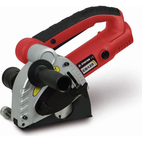 SCANALATRICE SCANALATORE TRACCIATRICE TAGLIADISCHI FRESA MURO 125mm CD125 STAYER