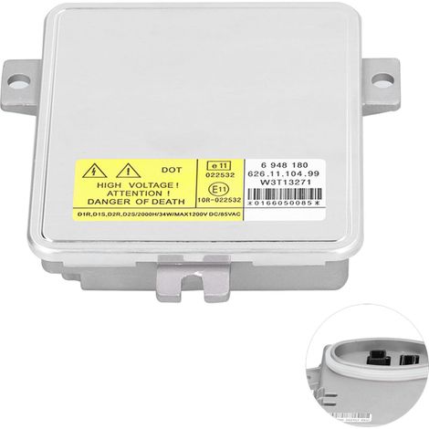 GARRYFIZH Ballast de phare HID au xénon 35W 12V, étanche IP65, W3T13271, adapté aux séries 3 E90 E91 D1s D1r (1/5)