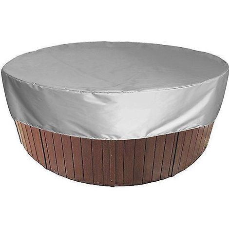 1. Professionelle Schutzhülle für Jacuzzi-Whirlpools, wasserdicht, staubdicht, verschiedene Größen erhältlich – 190x30cm, silber.