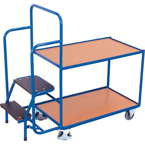 VARIOfit Kommissionierwagen mit 2 Ladeflächen niedrig