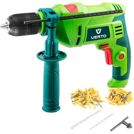 Schlagbohrmaschine 850W, 13 mm Schnellwechselfutter + Zubehör (1/4)