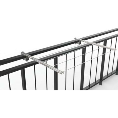 STENDINO X RINGHIERA 712 MINUTEX - ACCIAIO INOX CM 58 CF=PZ 2 - 2 confezione