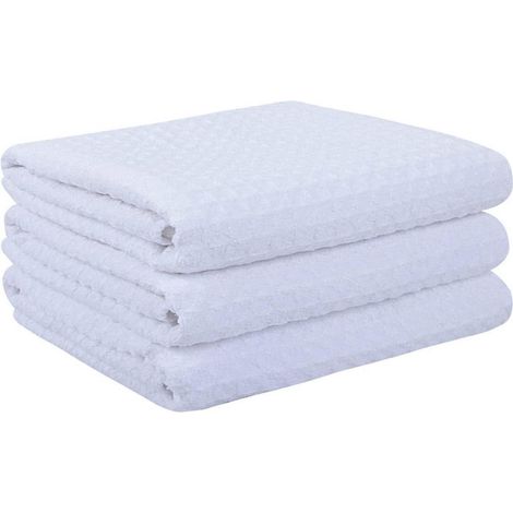 3er-Pack Microfaser Geschirrtücher Waffelgewebe 40x56cm (1/5)