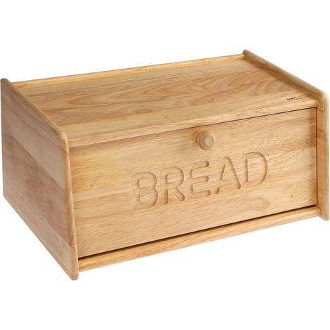 Panera, recipiente de madera, goma, 39x24,5x18 cm, grande (1/3)