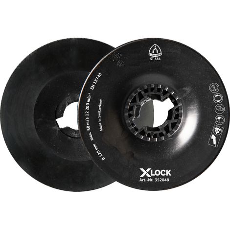 Klingspor ST 358 FI-Stützteller, 115 mm X-LOCK (1/4)