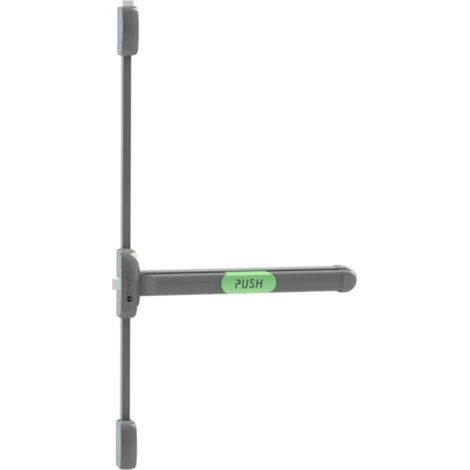 Serrure antipanique MODULO push 2 et 3 points haut et bas coupe-feu blanc - ANTIPANIC