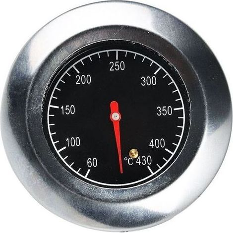 AIDUCHO Acier Inoxydable Thermomètre,Métal Thermomètre,Pour Barbecue En Acier Inoxydable Barbecue À Gaz Barbecue,(60°C -430°C) (1/4)