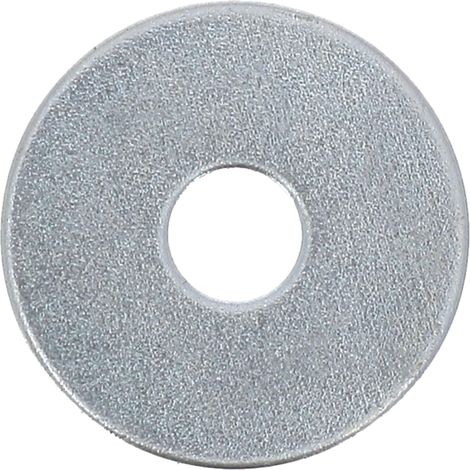 Rondelle Plate Diamètre 4 x 16 x 1 mm Acier Répartition de Charge Usage Automobile et Bricolage Réf. 509 Sachet de 100 (1/4)