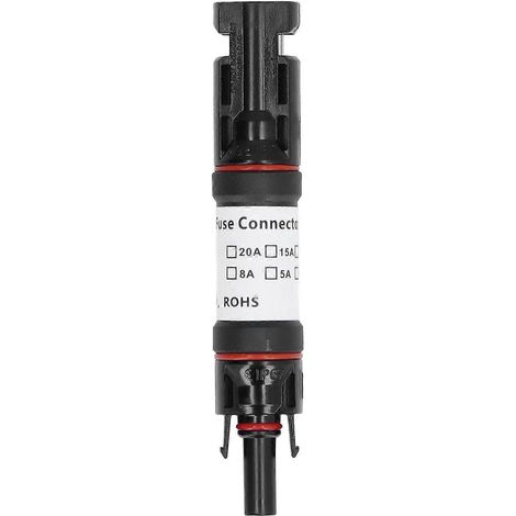PPO-Sicherungshalter aus Messing für Photovoltaikanlagen mit Selbstverriegelungssystem, DC 1000 V, 20 A