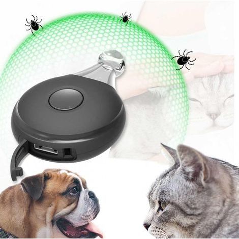 Ultrasonic Repellent Against Mosquitoes, Fleas and Ticks for Pets, Electronic Ultrasonic Anti-Tick Repellent Against Pests - Insect Repellent (1/5)