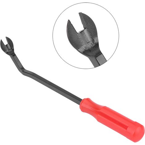 Kit d'outils de démontage et de modification de la console centrale intérieure d'un autoradio DVD (12 pièces, levier bleu, tournevis rouge, boîte en carton) (1/5)