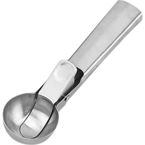 Eiskugelportionierer aus massivem Metall mit Auslöser, Dessert (1/5)