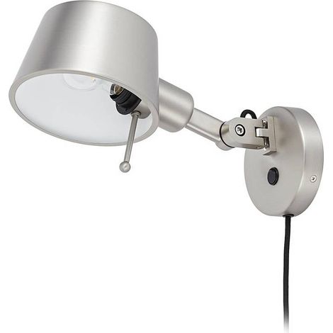 Lucande Lámpara de pared 'Silka' en Gris Metal