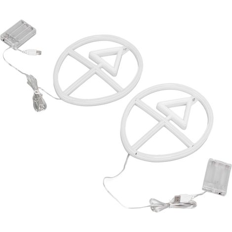 Lumières néon LED à double alimentation, appliques murales style bopunk, décoration pour fêtes à la maison (1/5)