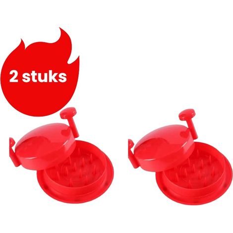 2 pièces - Coupe-filet de poulet - Viande hachée - Déchiqueteur de filets de poulet - Machine à trancher domestique - Rouge (1/5)