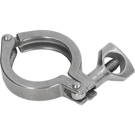 Raccord de fixation à triple collier en acier inoxydable 304, 1 broche, avec écrou papillon pour tuyau flexible, canalisation 38 (1/5)