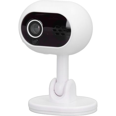 Caméra de sécurité intelligente HD avec vision nocturne, rotation à 360°, sans fil et Wi-Fi, 1080p, pour l'intérieur de la maison. À brancher. (1/5)