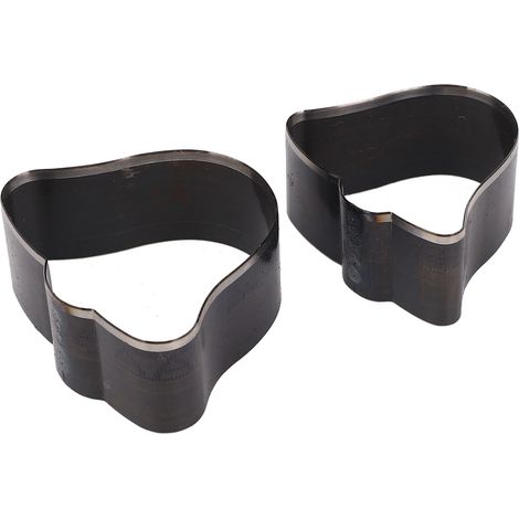 Lot de 2 emporte-pièce cuir forme cloche 50x57x23mm 43x47x23mm acier allié pour découpe cuir loisirs créatifs (1/5)