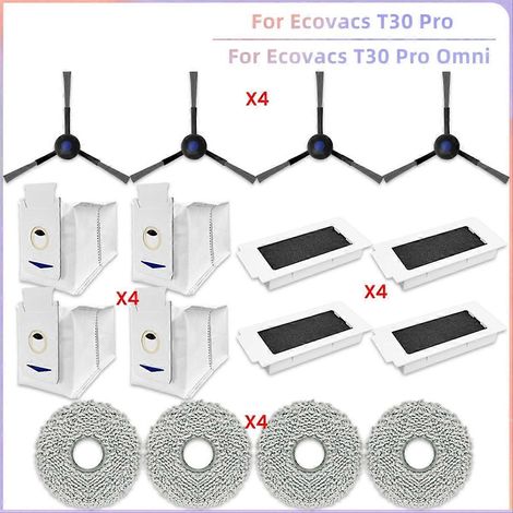 Para Ecovacs T30 Pro Omni / T30 OMNI, YEEDI M12 ULTRA PLUS / M12 Pro+ Piezas Cepillo lateral Filtro HEPA Mo（）