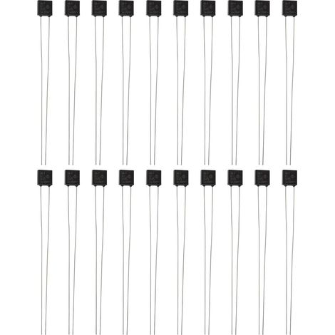 Pack of 20 Square Heat Fuses A8-F Temperature Switch RH 250V 2A for 7cm Electric Rice Cookers and Water Heaters (1/5)