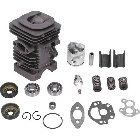 Cylindre piston roulements joints ressort joint papier 39mm pour tronçonneuse Husqvarna 235 236 236E 240 240E (1/5)