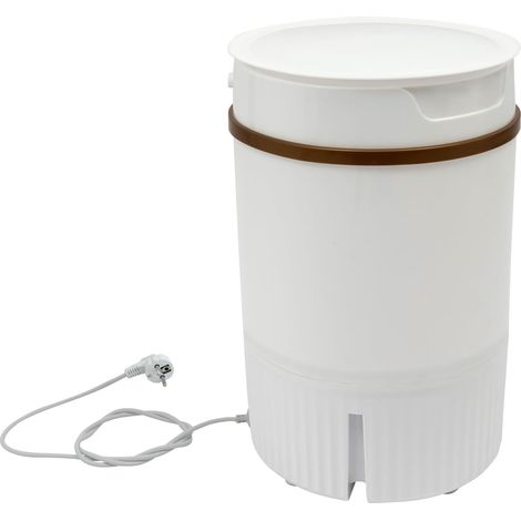 Mini machine à laver portable, 4.5L, machine à laver avec panier d'égouttement, lave-linge multifonction, pour vêtements de bébé, serviettes, sous-vêtements, Pour camping-car, hôtel, maison