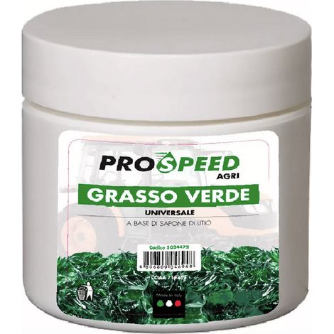 Grasso al litio verde universale 4,5 Kg barattolo ingrassatore lubrificante 962pro
