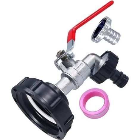 Tank fitting with 3/4 inch thread - suitable for 1000 liter tanks, valve outlet fittings (1/5)