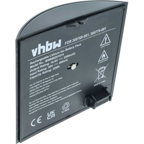 vhbw Batería recargable compatible con Bose 350160-1100, SoundDock altavoces, cajas acústicas, bafles (2200 mAh, 16,8 V, Li-Ion)