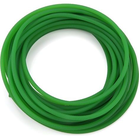 Correa redonda de poliuretano rugoso verde de alta calidad para transmisión (5 mm x 10 m) (1/5)