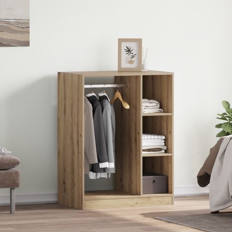 Kleiderschrank mit Regal Artisan-Eiche 77 x 48 x 102 cm