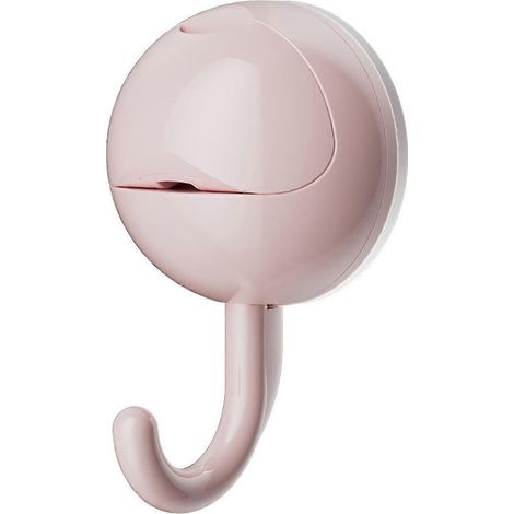 Saugnapfhaken, robuster, abnehmbarer Wandhaken, wiederverwendbarer Haken zur Aufbewahrung von Kleidung, Handtüchern und Hüten für Zuhause und Badezimmer-Light Pink (1/5)