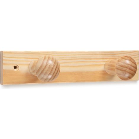 Perchero de madera de 2 cabezas - Inofix