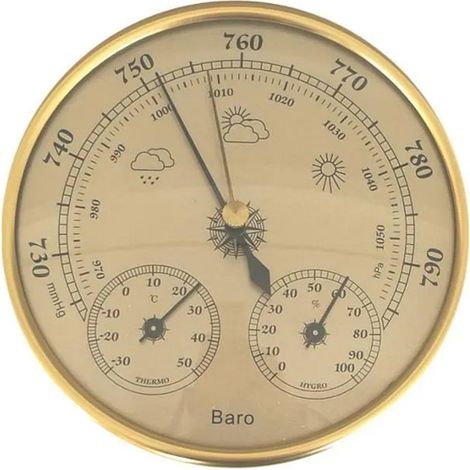 Station météo - 3 en 1 - Baromètre - Thermomètre - Hygromètre (1/4)