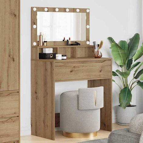 Schlafzimmer-Frisiertische Artisan-Eiche 80 x 39,6 x 135 cm