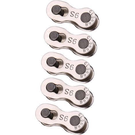 5 Maillons Rapides Renforcés pour Chaîne de Vélo 8/9/10 Vitesses - Lot de 5 (1/5)