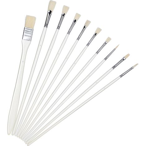 Lot de 10 pinceaux aquarelle pour étudiants et professionnels du dessin et de la peinture. (1/5)