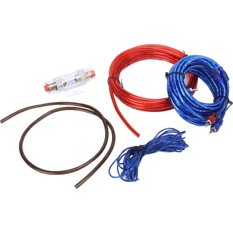 Kit de instalación de amplificador con cable de alimentación para sistema de audio de automóvil