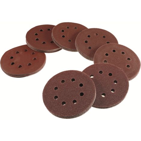 Set de disques abrasifs CHILITEC, Ø 125mm, 70 pièces