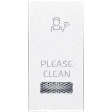 VIMAR - 20026.PLS.B 1M-Taster mit PLS-Symbol, Lautsprecher, weiß