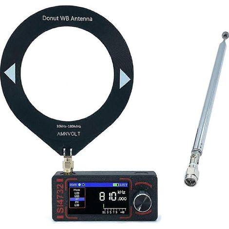 Verbesserter Mini-Funkempfänger SI4732 für den gesamten Frequenzbereich, 0,5–108 MHz (1/5)