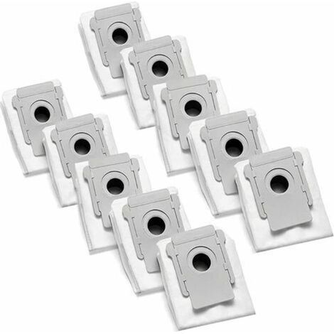 Lot de 10 sacs de rechange compatible avec iRobot Roomba i7 i7+/Plus, i3 i3+/Plus, s9 s9+/Plus, E5 E6 E7,sacs à poussière pour tous les modèles Clean Base (1/4)