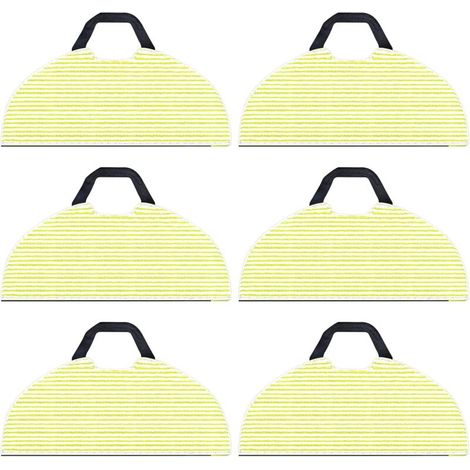 6er-Pack Ersatz-Reinigungstücher für Shark RV2610WA AV2610WA AI Ultra 2-in-1-Roboterstaubsauger, Mikrofaser-Mopptücher für Shark AI Ultra-Zubehör